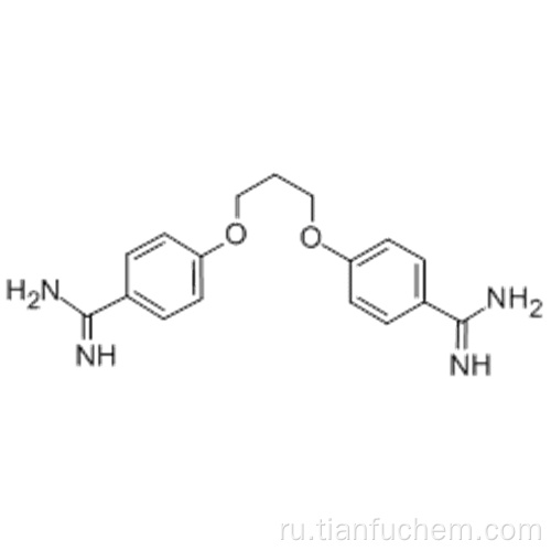 Бензолкарбоксимидамид, 4,4 &#39;- [1,3-пропандиилбис (окси)] бис-CAS 104-32-5